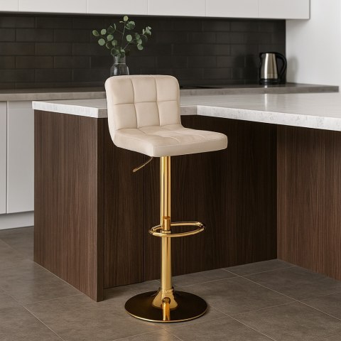 Hoker barowy Arako Gold beżowy Velvet