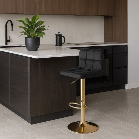 Hoker barowy Arako Gold czarny Velvet