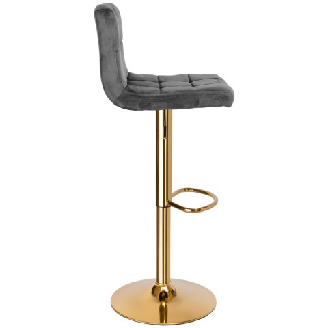 Hoker barowy Arako Gold grafitowy Velvet