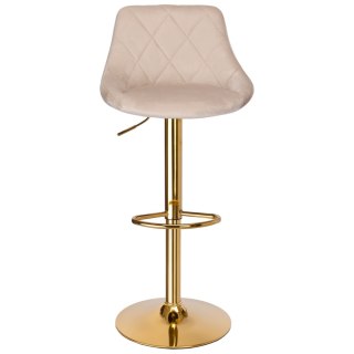 Hoker barowy Cydro Gold beżowe Velvet