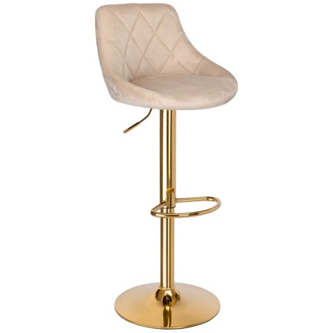 Hoker barowy Cydro Gold beżowe Velvet