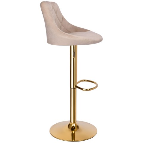Hoker barowy Cydro Gold beżowe Velvet