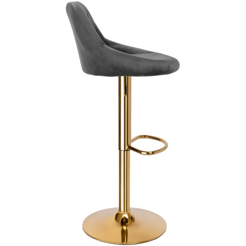 Hoker barowy Cydro Gold grafitowe Velvet