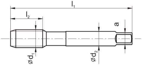 KPL GWINTOWNIKÓW M6 DIN 352/3M ISO2 6H HSS KPL GWINTOWNIKÓW M6 DIN 352/3M ISO2 6H HSS