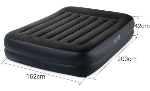 Materac dmuchany do spania 203x152 cm dwuosobowy łóżko INTEX 64124 Materac dmuchany do spania 203x152 cm dwuosobowy łóżko INTEX 64124