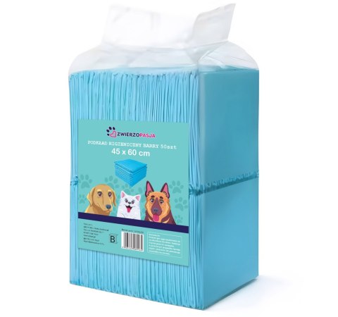 Podkłady Higieniczne Dla Zwierząt BARRY 50 szt.