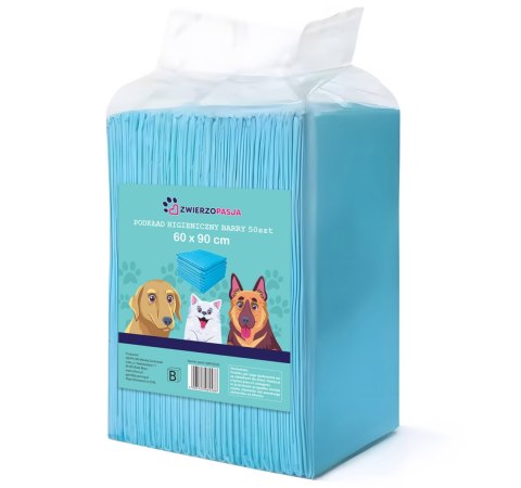Podkłady Higieniczne Dla Zwierząt BARRY 60x90 50 szt.
