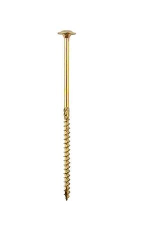 WKRĘT DO DREWNA Z KOŁNIERZEM NA TORX OCYNK ŻÓŁTY 5*80MM T25 WKRĘT DO DREWNA Z KOŁNIERZEM NA TORX OCYNK ŻÓŁTY 5*80MM T25