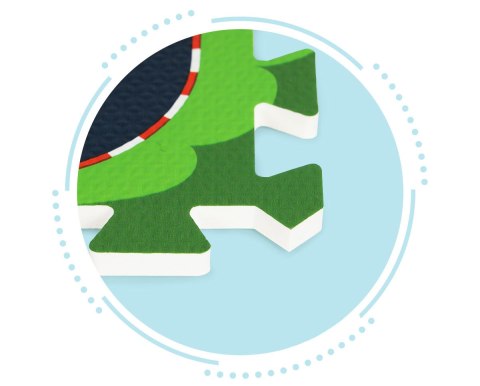 Mata piankowa dla dzieci puzzle miasto ulice drogi IPLAY