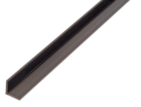 PROFIL KĄTOWY PVC CZARNY 1000X15X15X1 PROFIL KĄTOWY PVC CZARNY 1000X15X15X1