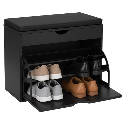 Szafka na buty do przedpokoju HEDOR BLACK