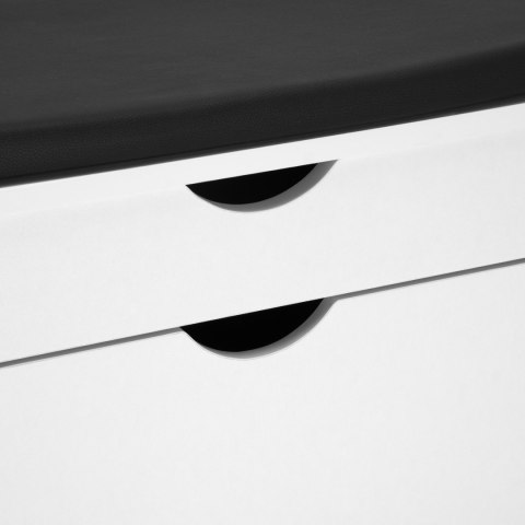 Szafka na buty z siedziskiem do przedpokoju HEDOR WHITE