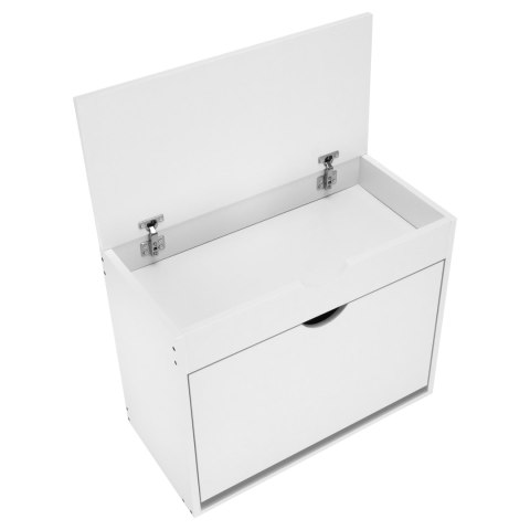 Szafka na buty z siedziskiem do przedpokoju HEDOR WHITE