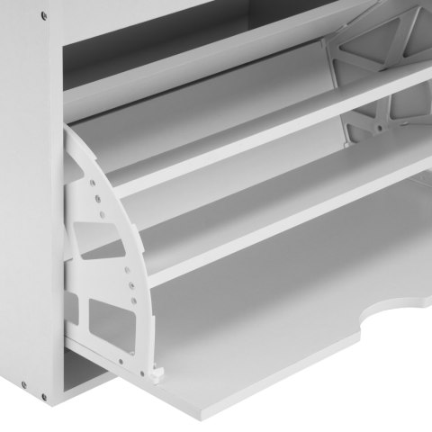 Szafka na buty z siedziskiem do przedpokoju HEDOR WHITE