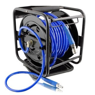 WĄŻ PNEUMATYCZNY ZWIJAK BĘBEN 30M 1/4" do kompresora sprężarki PU