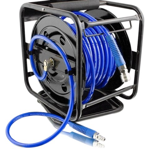 WĄŻ PNEUMATYCZNY ZWIJAK BĘBEN 30M 1/4" do kompresora sprężarki PU