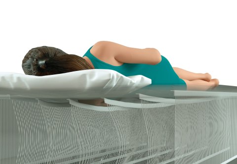 Duży materac dmuchany dwuosobowy 203x152x36 cm z wbudowaną pompką elektryczną łóżko INTEX 64159