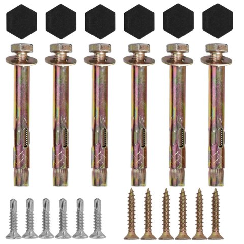 Daszek plastikowy Dako Duo 100x200cm czarny