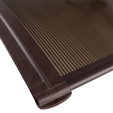 Daszek plastikowy Eko 80x150cm - brązowy