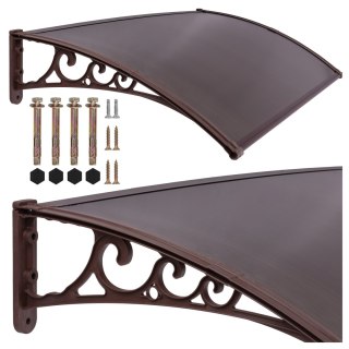 Daszek plastikowy Sano 80x120cm brązowy