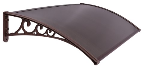 Daszek plastikowy Sano 80x120cm brązowy