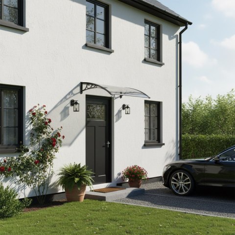 Daszek plastikowy Sano 80x120cm czarny