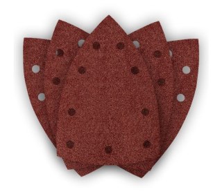 PAPIER ŚCIERNY ŻELAZKO P80 100*147MM, 9 OTW. 5 SZT.