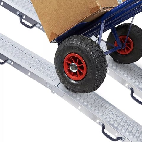 Rampy stalowe składane 180 cm 400 kg najazd motocykl kosiarka quad 2 sztuki