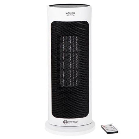 TERMOWENTYLATOR CERAMICZNY LED Z PILOTEM + TIMER 200W AD7738