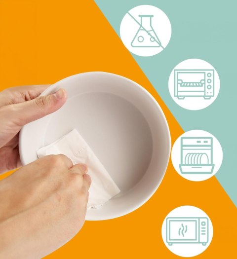 CERAMICZNE MISKI DLA PSA 400ML 2X JAX BIAŁE