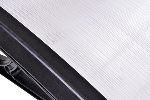 DASZEK ZADASZENIE SAGO CZARNY NAD DRZWI 80X120 CM