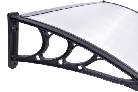 DASZEK ZADASZENIE SAGO CZARNY NAD DRZWI 80X120 CM