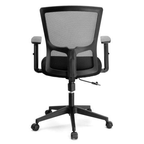 FOTEL BIUROWY REGULOWANY LINOS CZARNY