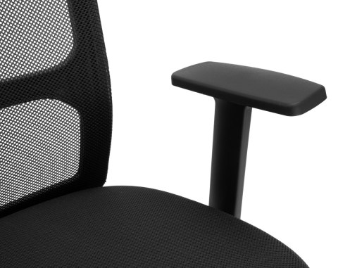 FOTEL BIUROWY REGULOWANY LINOS CZARNY