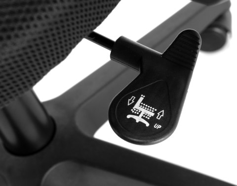 FOTEL BIUROWY REGULOWANY LINOS CZARNY