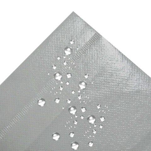 GARDEROBA Z 8 PÓŁKAMI CELINA SZARA Z KURTYNĄ