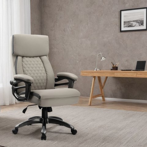 KRZESŁO BIUROWE FOTEL CAMARO SZARY