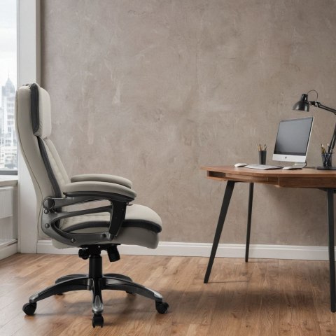 KRZESŁO BIUROWE FOTEL CAMARO SZARY