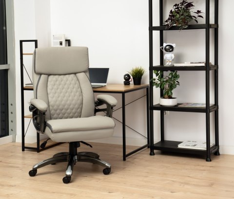 KRZESŁO BIUROWE FOTEL CAMARO SZARY