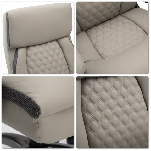 KRZESŁO BIUROWE FOTEL CAMARO SZARY