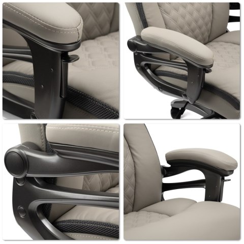 KRZESŁO BIUROWE FOTEL CAMARO SZARY