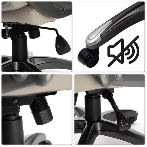 KRZESŁO BIUROWE FOTEL CAMARO SZARY