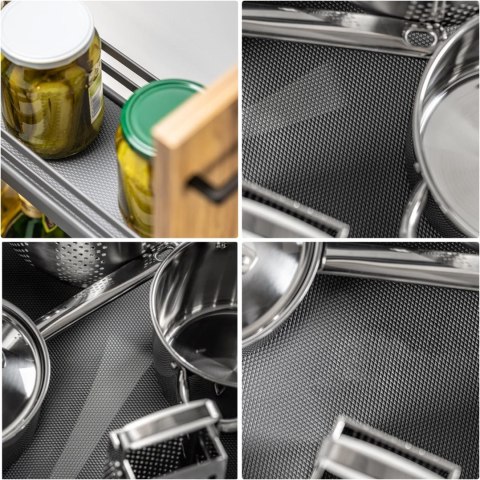 MATA ANTYPOŚLIZGOWA DO SZUFLAD LARGO 48X300 SZARA