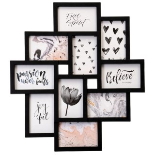 RAMKA NA ZDJĘCIA EVITA 10 ZDJĘĆ CZARNA