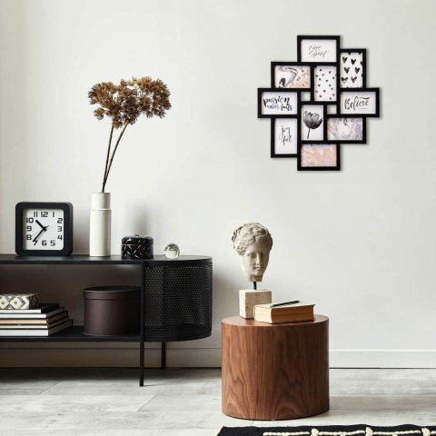 RAMKA NA ZDJĘCIA EVITA 10 ZDJĘĆ CZARNA