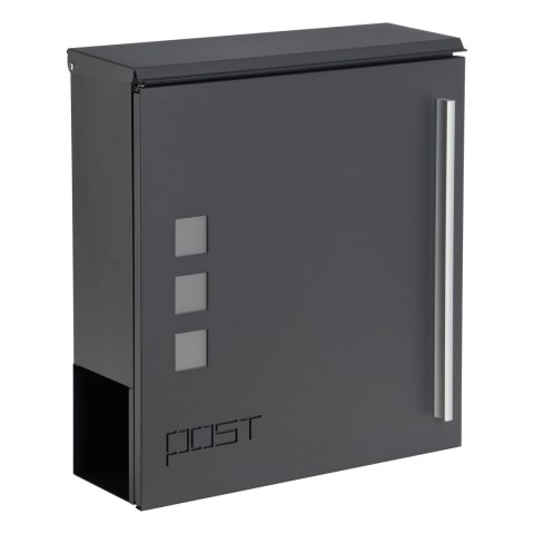 SKRZYNKA POCZTOWA NA LISTY MILUZ ANTRACYT