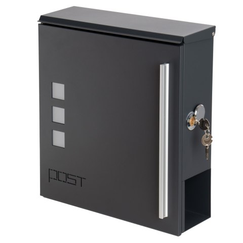 SKRZYNKA POCZTOWA NA LISTY MILUZ ANTRACYT