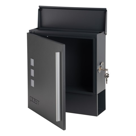 SKRZYNKA POCZTOWA NA LISTY MILUZ ANTRACYT