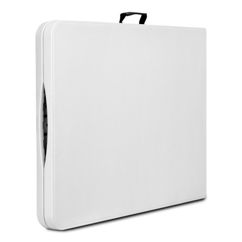 STÓŁ CATERINGOWY BALI WHITE SKŁADANY W WALIZKĘ 180 CM BIAŁY