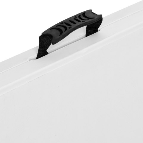 STÓŁ CATERINGOWY BALI WHITE SKŁADANY W WALIZKĘ 180 CM BIAŁY